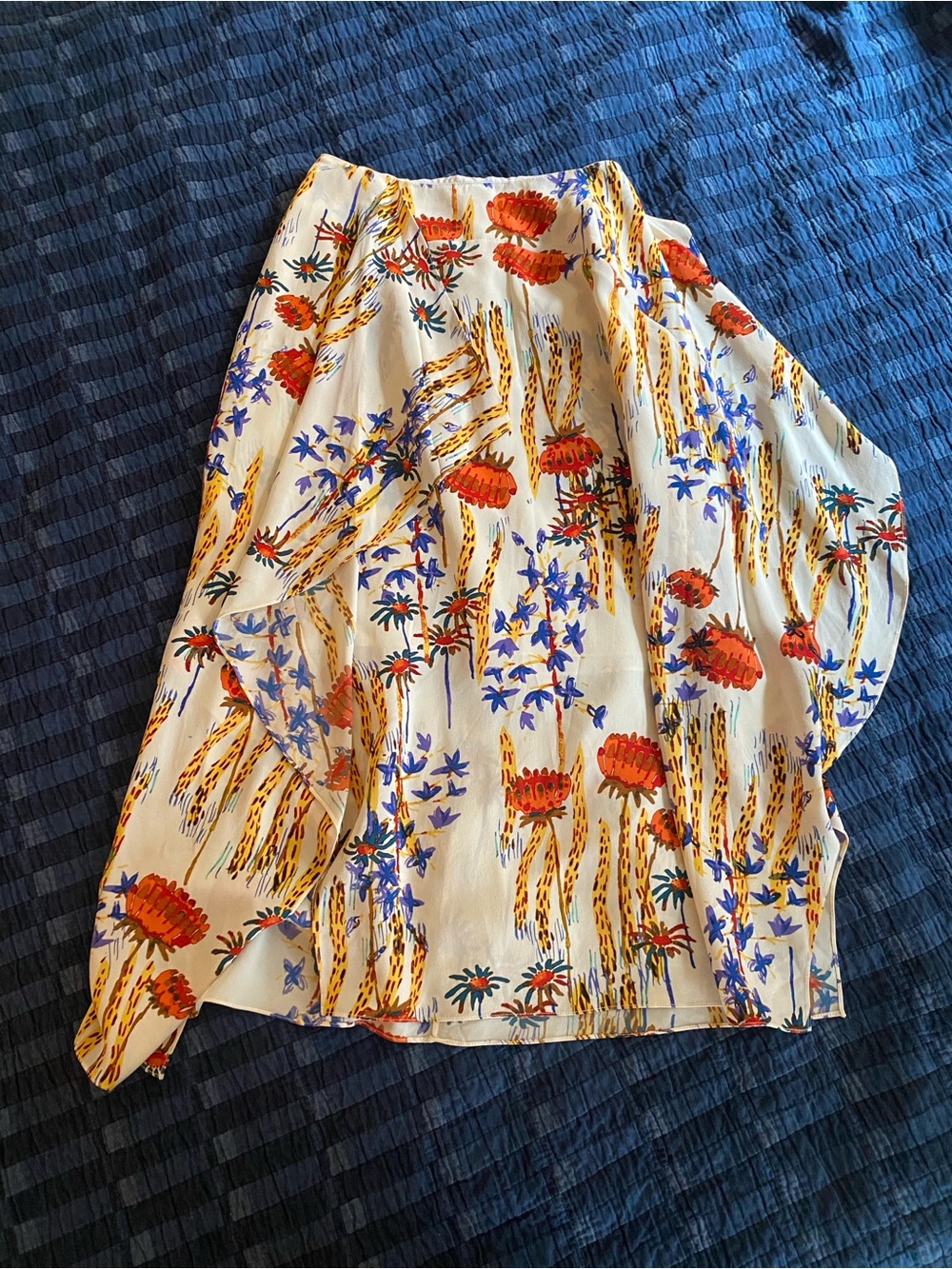 Rachel Comey Midi Skirt 100% Silk